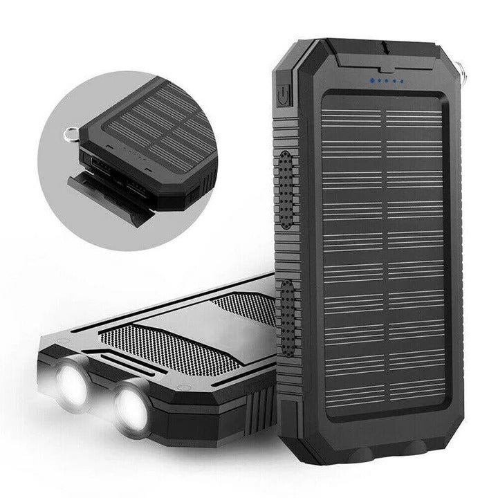30,000mAh Solar Charger Waterproof Power Bank External