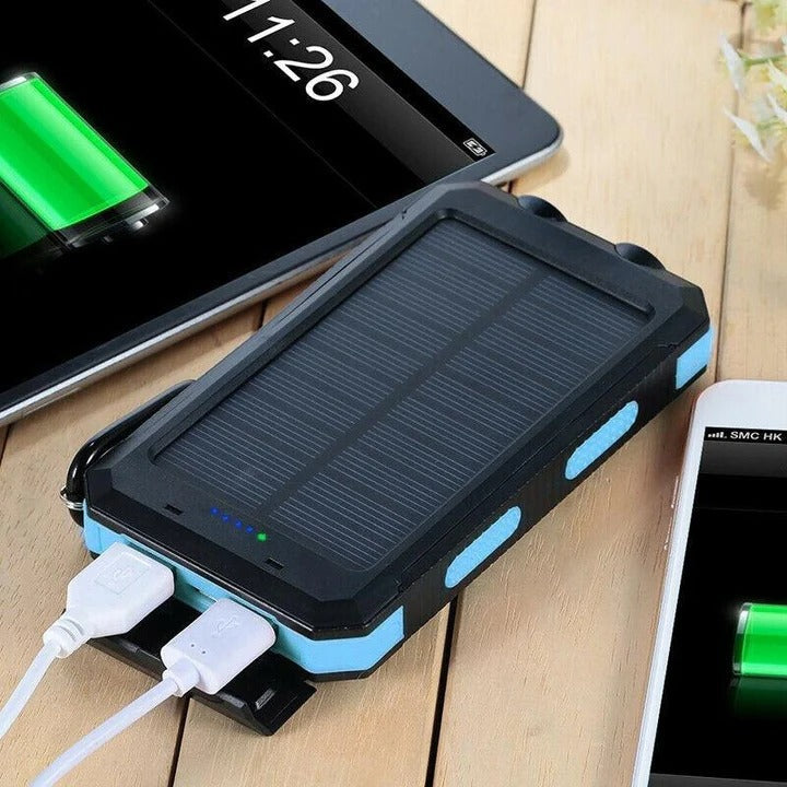 30,000mAh Solar Charger Waterproof Power Bank External