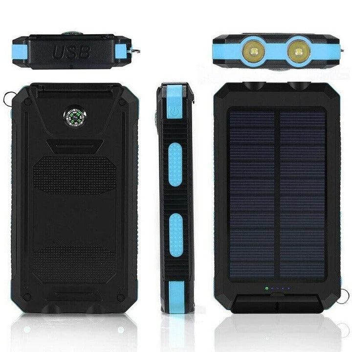 30,000mAh Solar Charger Waterproof Power Bank External