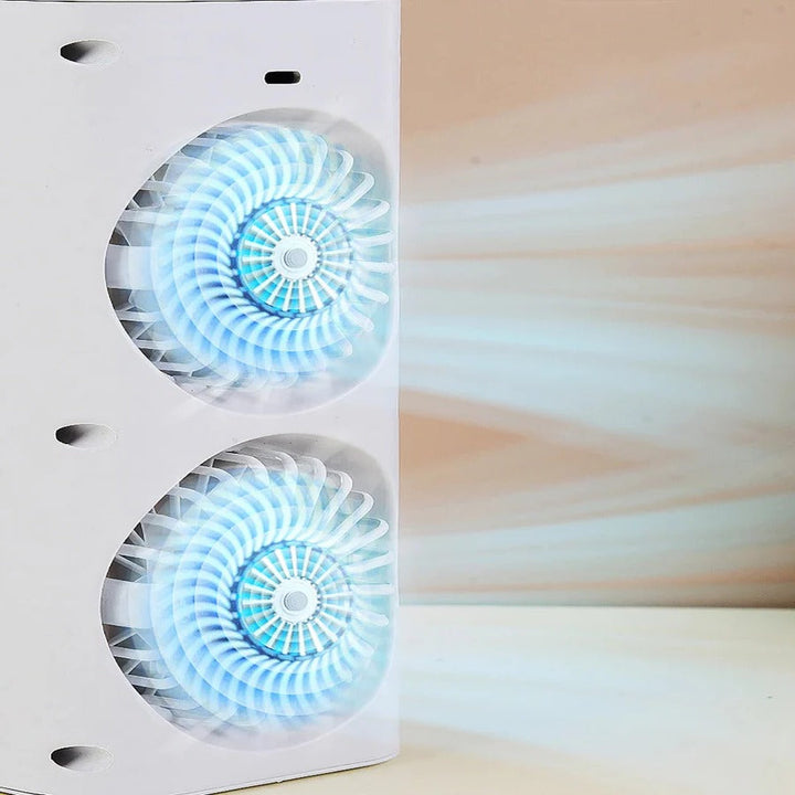 Mini Portable Air Conditioner Desk Fan with Spray Cooling