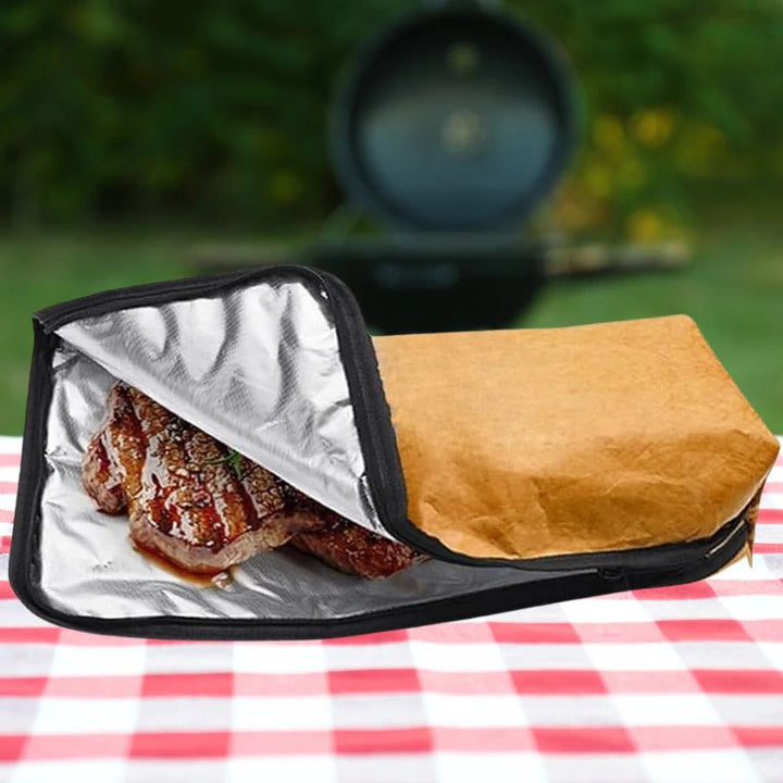 Insulated BBQ Meat Resting Blanket Bag with Handle