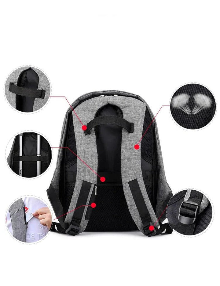 Multifunctional Waterproof Anti Theft Backpack