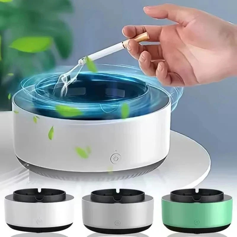 Portable Smokeless Ashtray with Air Purifier Function