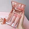 Mini Makeup Brush Set with Mirror