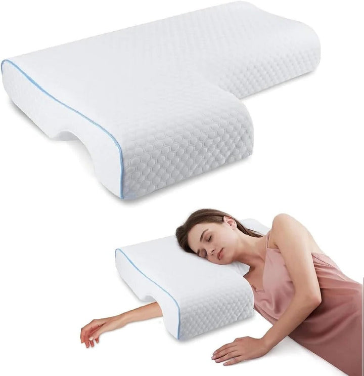 Orthopaedic Couple Pillow with Arm Tunnel for Cuddling