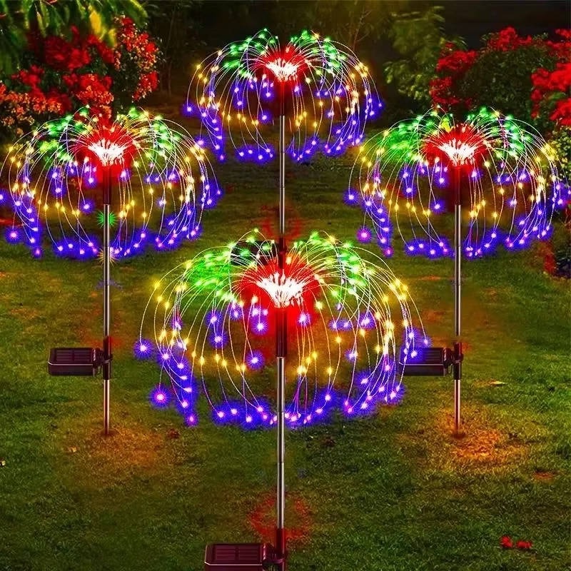 Firework Design Lights for Garden