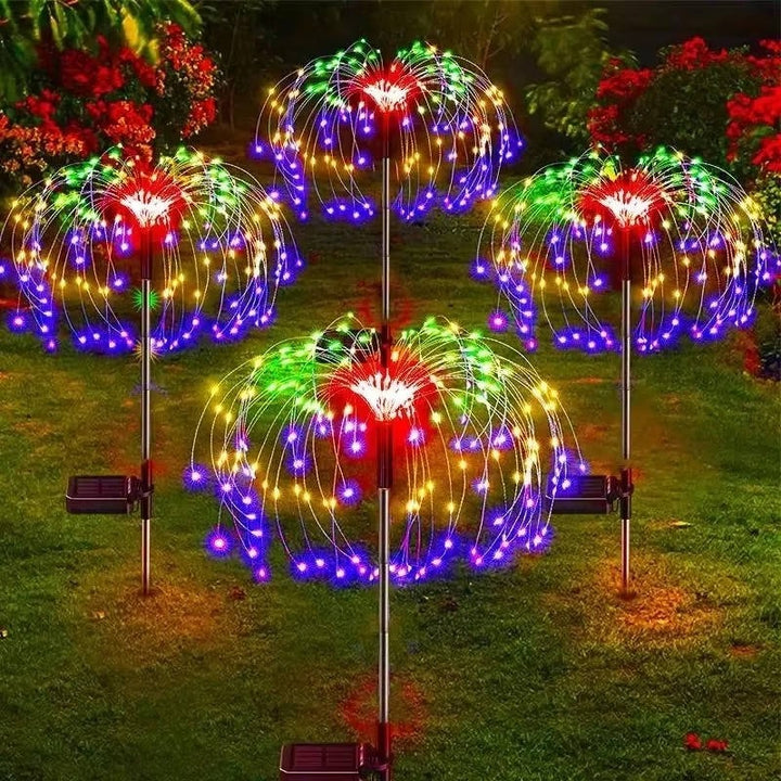 Firework Design Lights for Garden