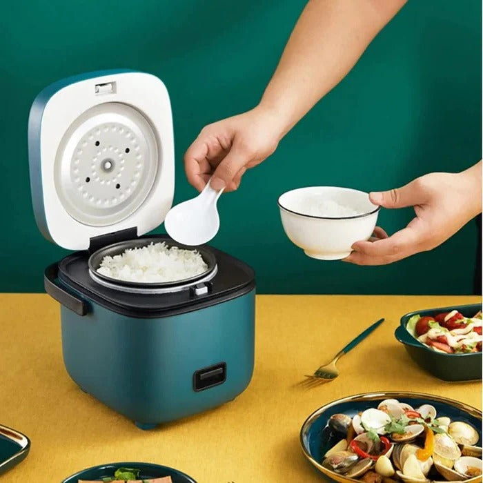 Mini Rice Cooker, 1.2 Qt Capacity with Non-Stick Pot