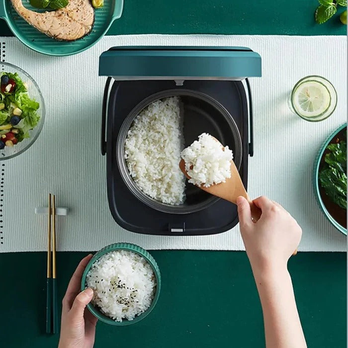Mini Rice Cooker, 1.2 Qt Capacity with Non-Stick Pot