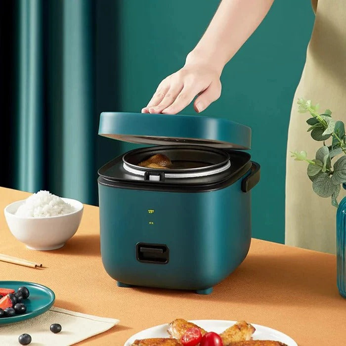 Mini Rice Cooker, 1.2 Qt Capacity with Non-Stick Pot
