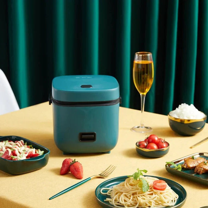 Mini Rice Cooker, 1.2 Qt Capacity with Non-Stick Pot