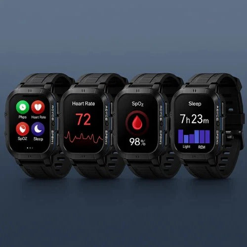 Waterproof Smartwatch,  Fitness Tracking, Bluetooth 5.0
