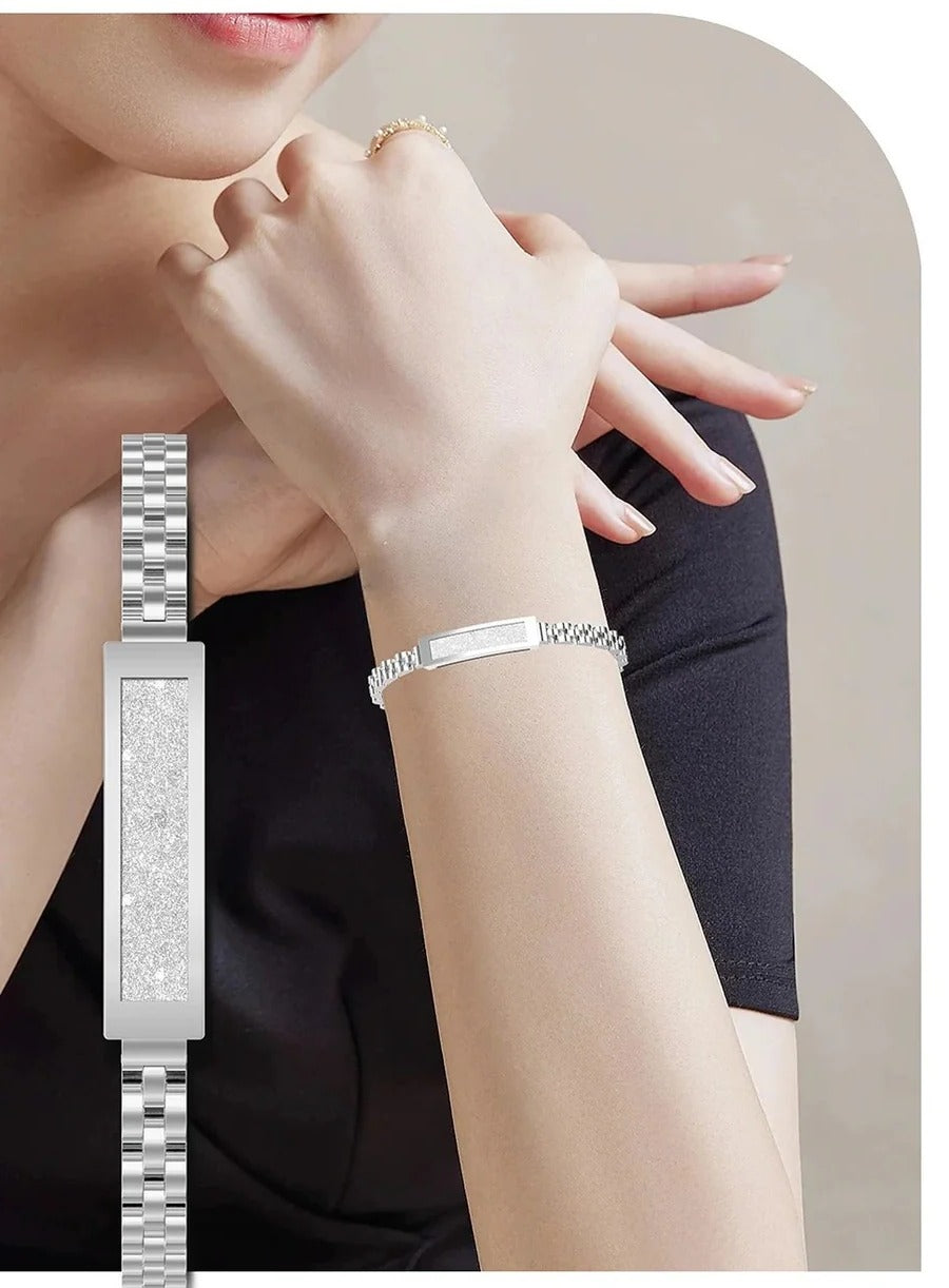 Women’s Smart Bracelet, Chain Style Fitness Tracker with Heart Rate, Sleep, and Activity Monitoring