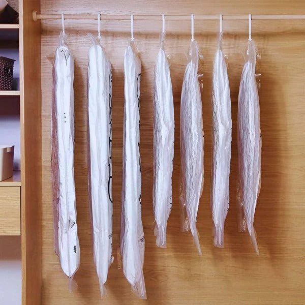Hanging Vacuum Storage Bags, Set of 4