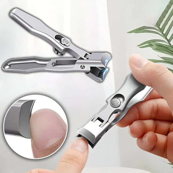 Stainless Steel Nail Clipper, Ergonomic Handle, Compact Travel Design