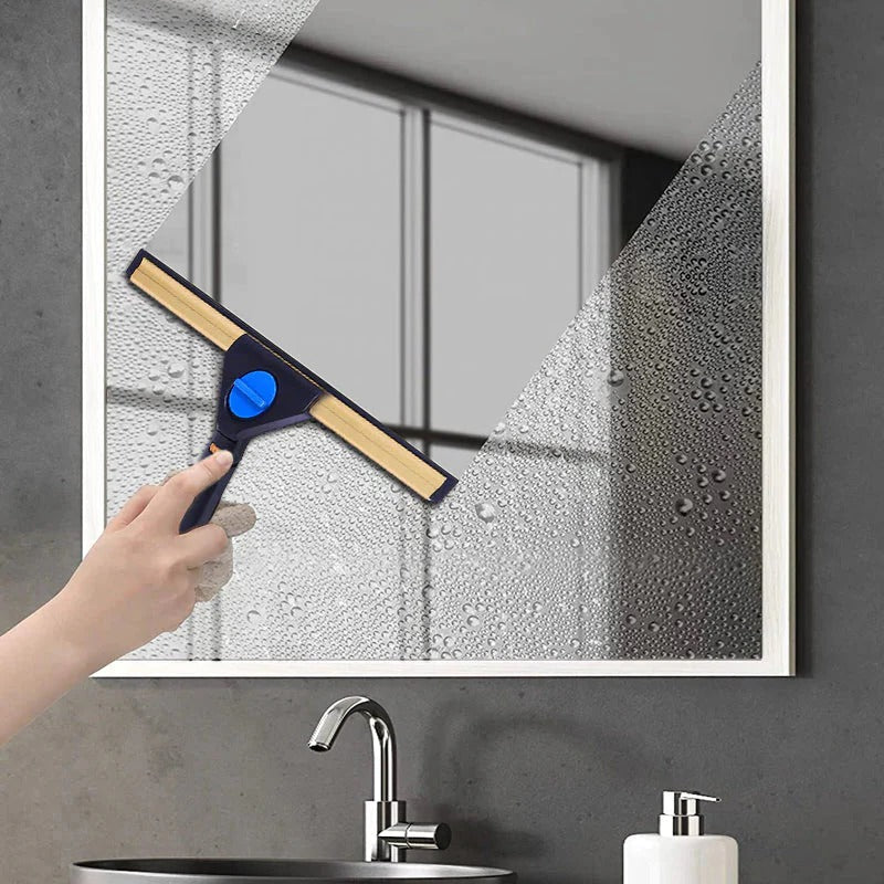 Window and Shower Squeegee for Multi-Surface Cleaning