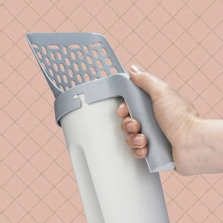 All in One Cat Litter Scoop, grey