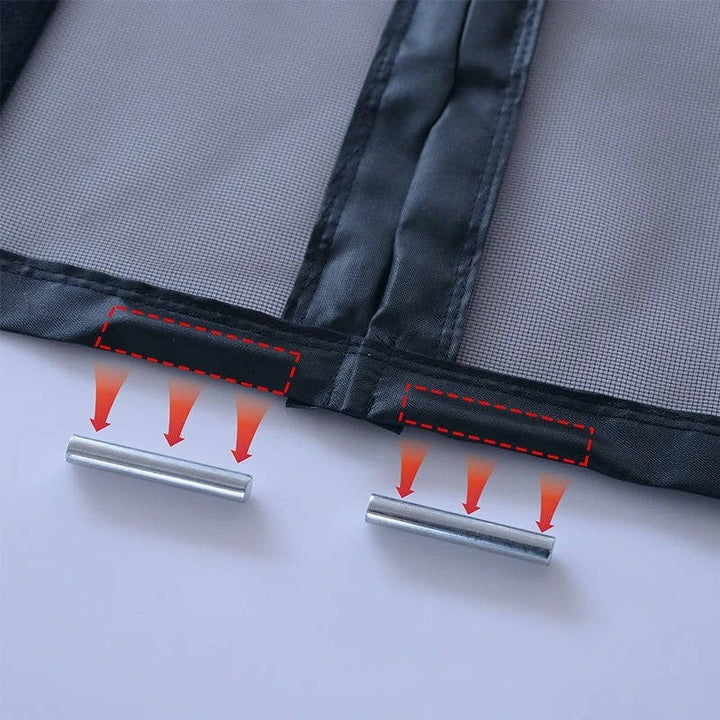 Adjustable Magnetic Screen Door for Insect Protection