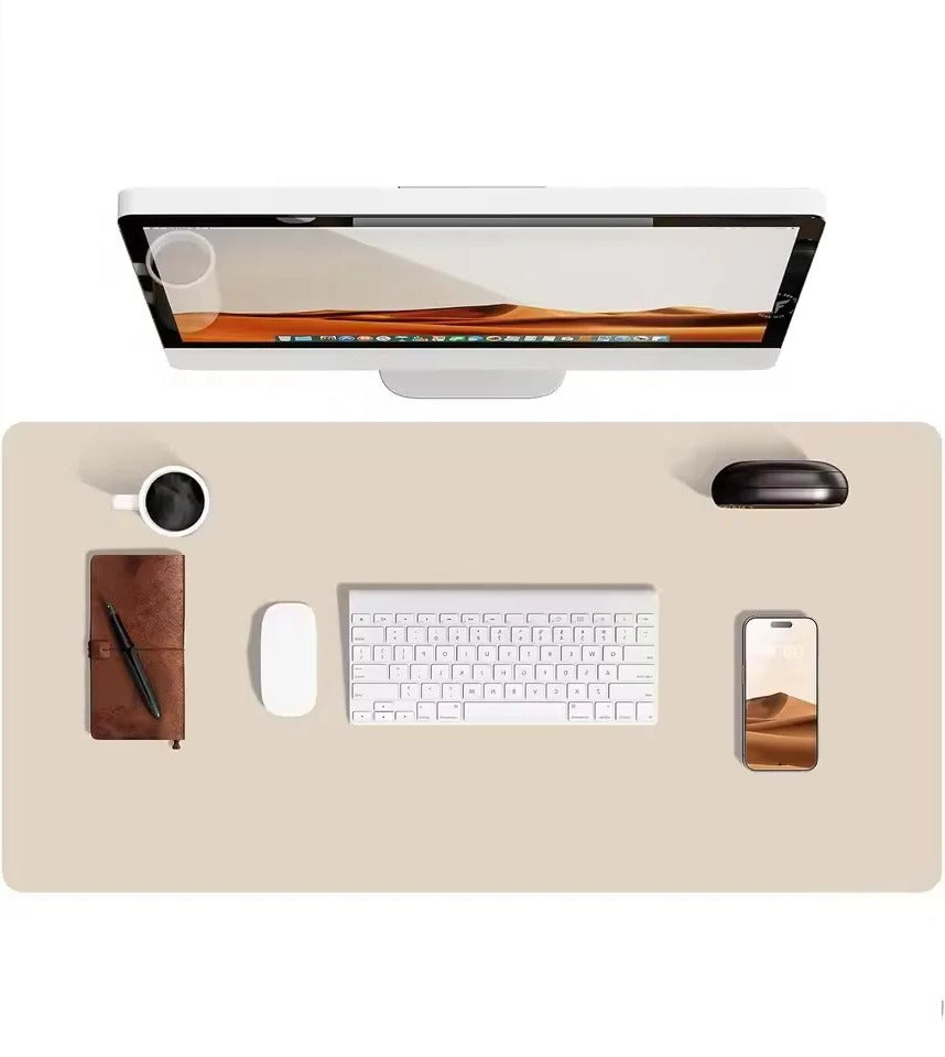 Luxury Leather Desk Pad Smooth Writing and Mouse Surface