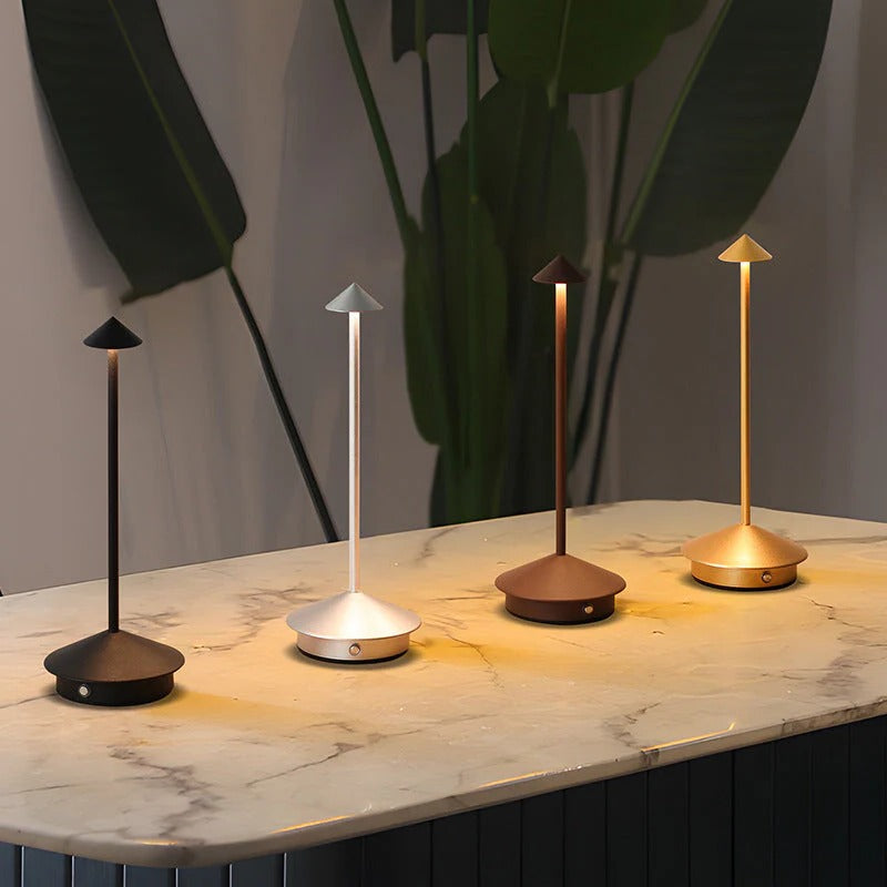LumiGlow Wireless LED Table Lamp Sleek and Modern Design