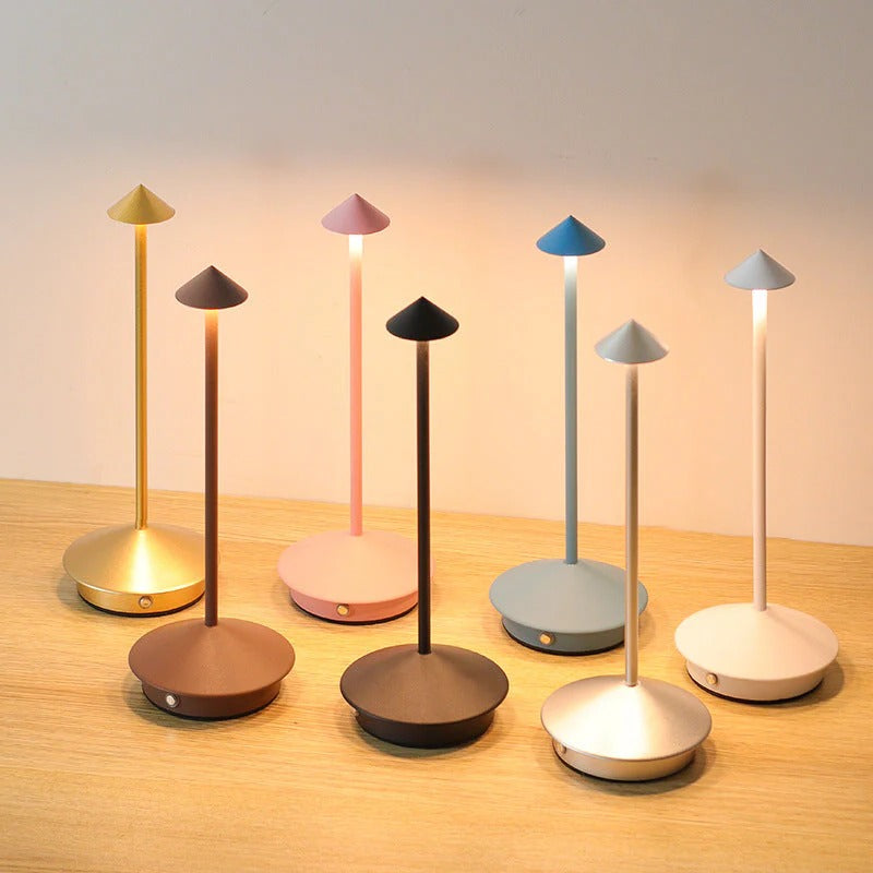 LumiGlow Wireless LED Table Lamp Sleek and Modern Design