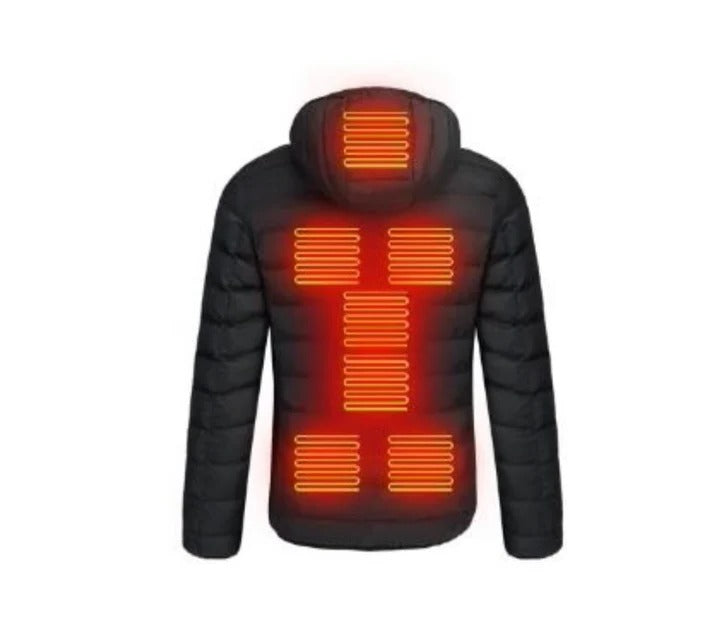 Lightweight Unisex Heated Coat with Multiple Heating Zones