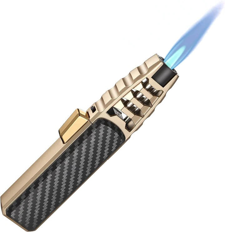 Adjustable Flame Torch Lighter – Blue Flame for Kitchen and Outdoor Use