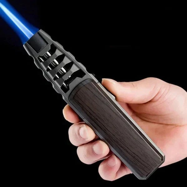 Adjustable Flame Torch Lighter – Blue Flame for Kitchen and Outdoor Use