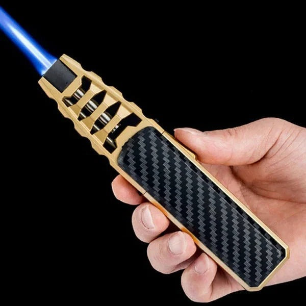 Adjustable Flame Torch Lighter – Blue Flame for Kitchen and Outdoor Use