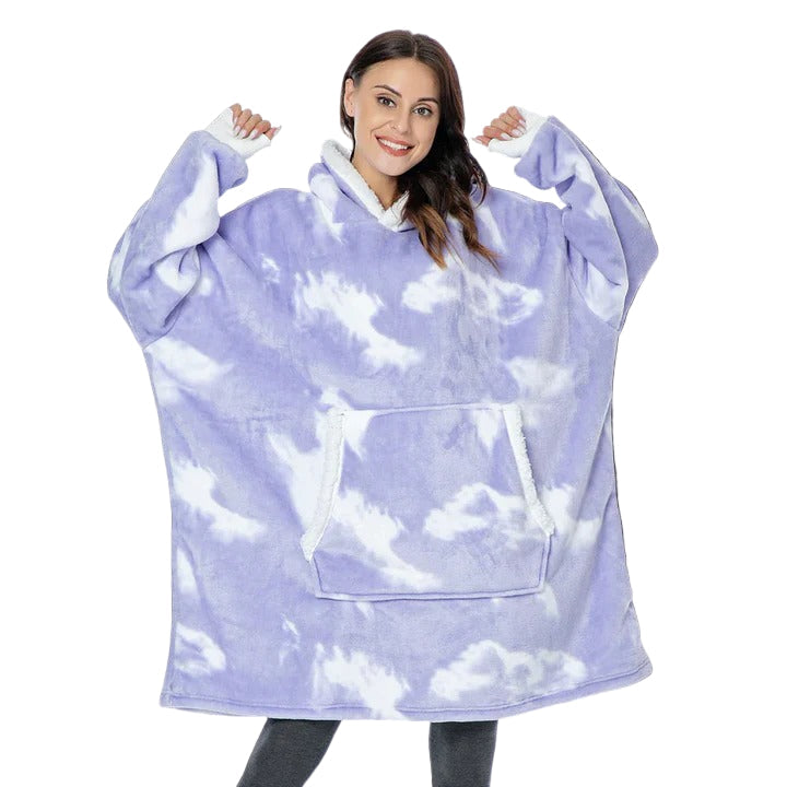 Giant Wearable Blanket Hoodie Oversized and Warm