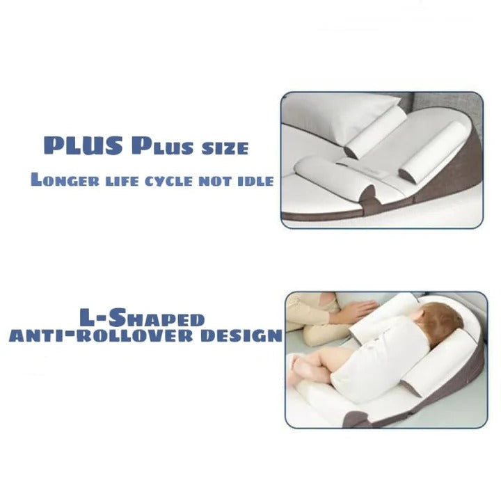 Soft Baby Lounger Cushion, Washable Infant Support Pillow