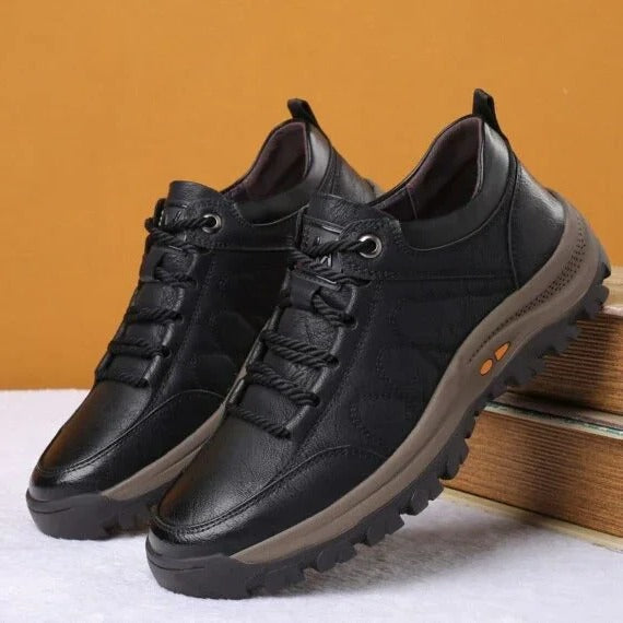 Non Slip Casual Shoes for Men Hand Stitched with Arch Support