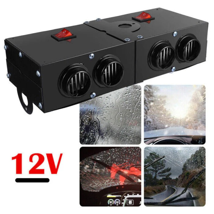 Fast Heating 500W Electric Car Heater and Fan