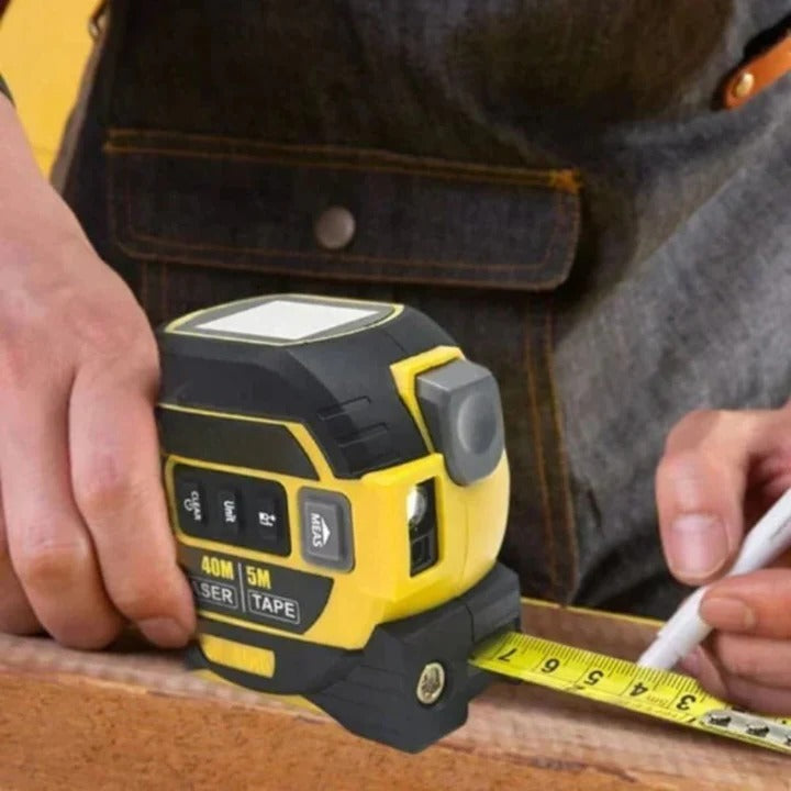 Multifunction 3 in 1 Laser Tape Measure with Infrared