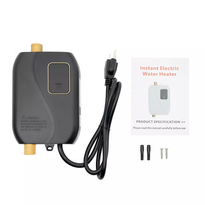 Electric Instant Water Heater with Digital Display and Wall Mount
