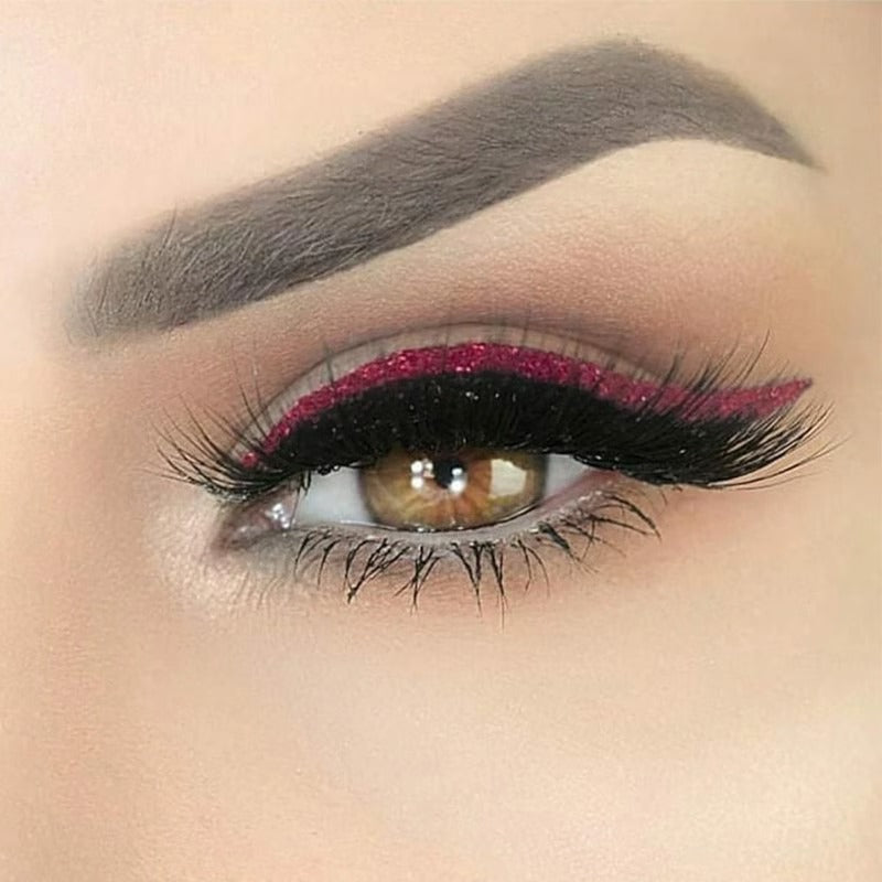 3-in-1 Reusable Adhesive Eyeliner Strip with Peel-and-Stick Lash Application