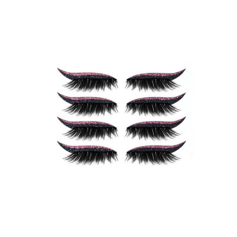 3-in-1 Reusable Adhesive Eyeliner Strip with Peel-and-Stick Lash Application