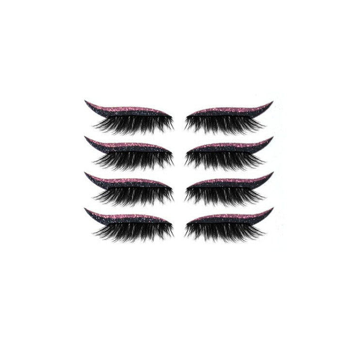 3-in-1 Reusable Adhesive Eyeliner Strip with Peel-and-Stick Lash Application