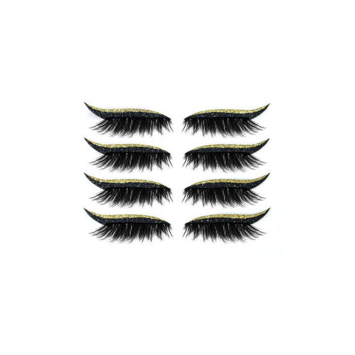 3-in-1 Reusable Adhesive Eyeliner Strip with Peel-and-Stick Lash Application