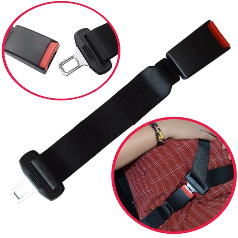 Universal Car Seat Belt Extension Strap with Extended Reach Design