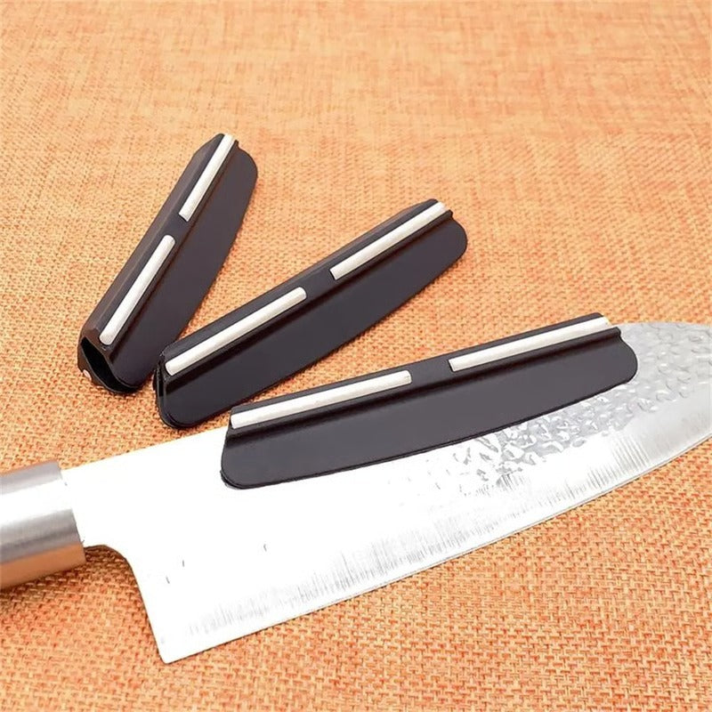 Fixed Angle Knife Sharpening Guide with Whetstone for Professional Edge Control