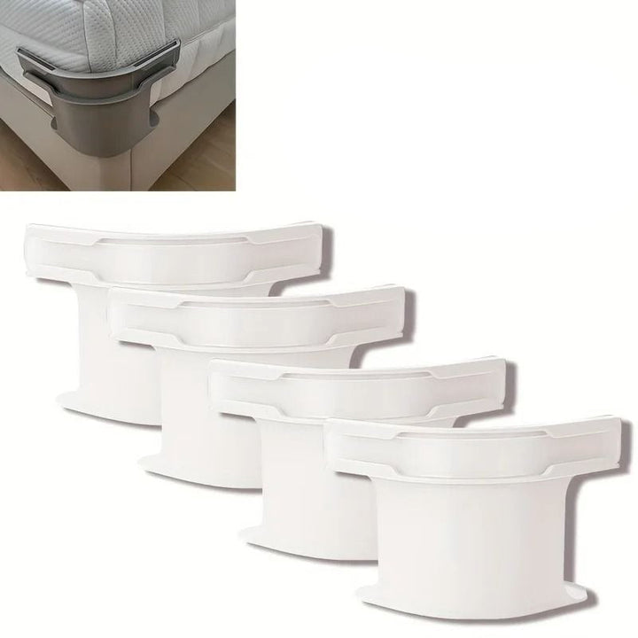 4 Piece Mattress Corner Strap Set with High Tension Sheet Holders for Secure Bed Linen Fit