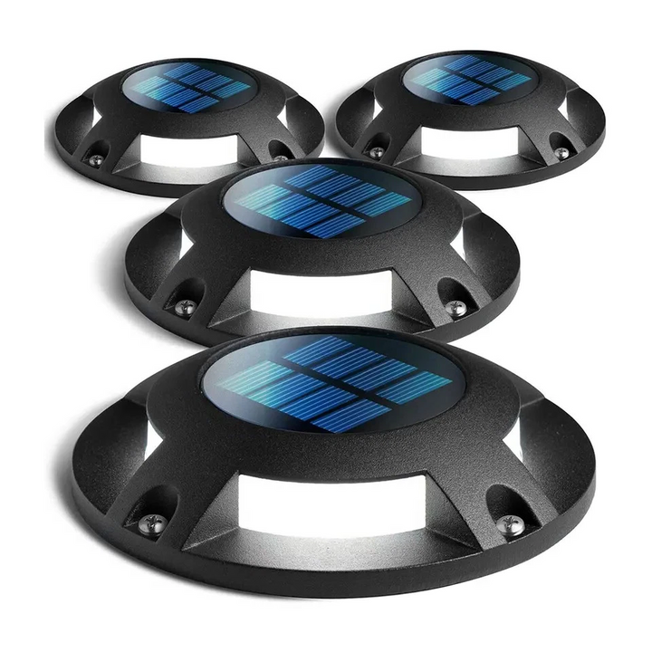 Outdoor Solar Pathway Light with Automatic Dusk Sensor and Dual Brightness, 80 Hour Runtime