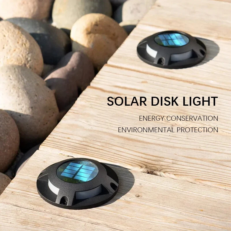 Outdoor Solar Pathway Light with Automatic Dusk Sensor and Dual Brightness, 80 Hour Runtime