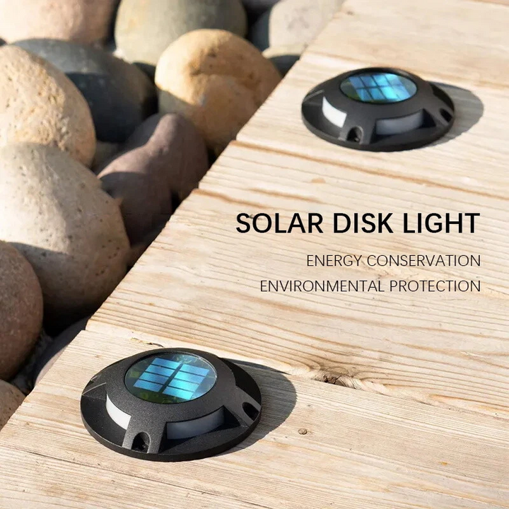 Outdoor Solar Pathway Light with Automatic Dusk Sensor and Dual Brightness, 80 Hour Runtime