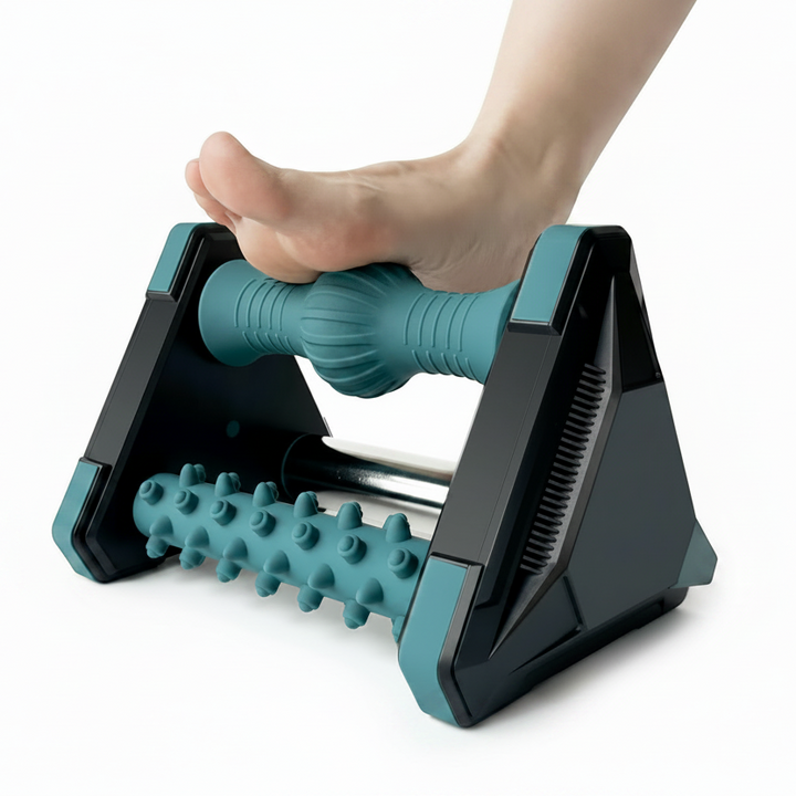 Calf and Arch Stretcher with Rocking Base and Textured Grip Surface