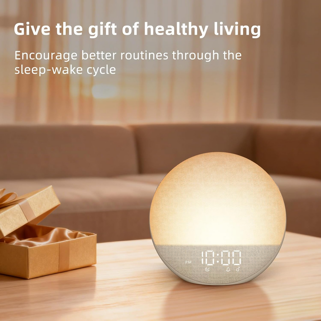Alarm Clock with Sunrise Simulation and Sunset Dimming, Touch Controls