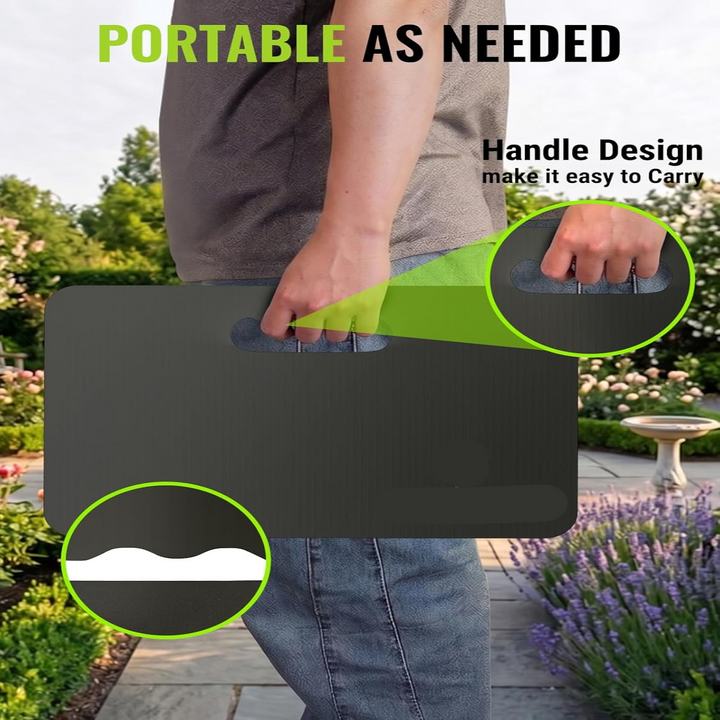 Thick Foam Knee Pads with Adjustable Straps and Moisture-Blocking Shell