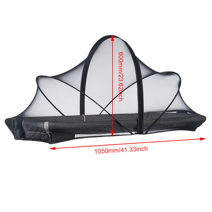 Foldable Mosquito Net for Cribs and Bassinets with Pop Up Frame