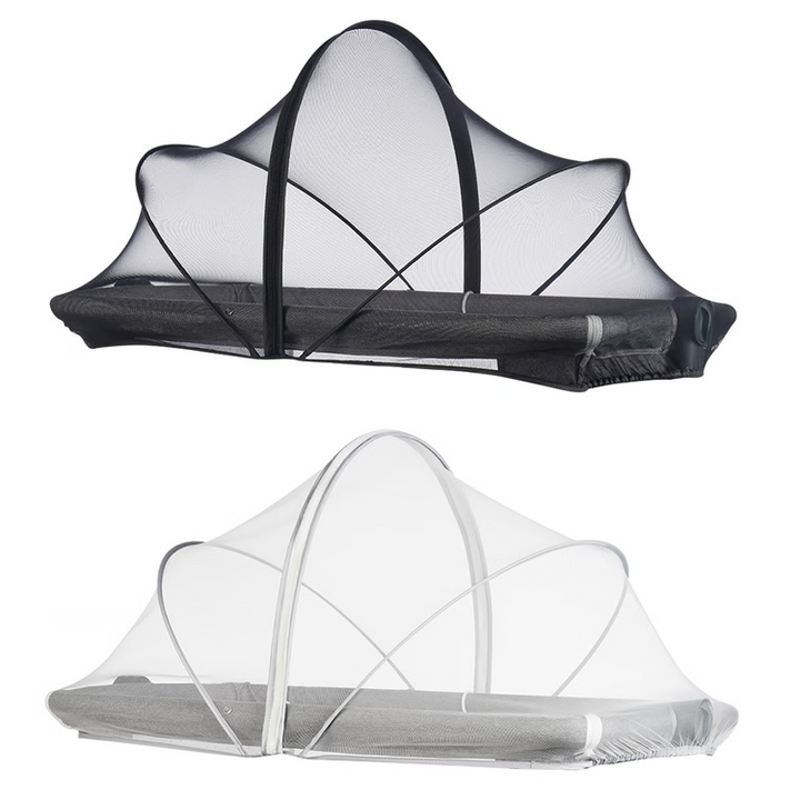 Foldable Mosquito Net for Cribs and Bassinets with Pop Up Frame